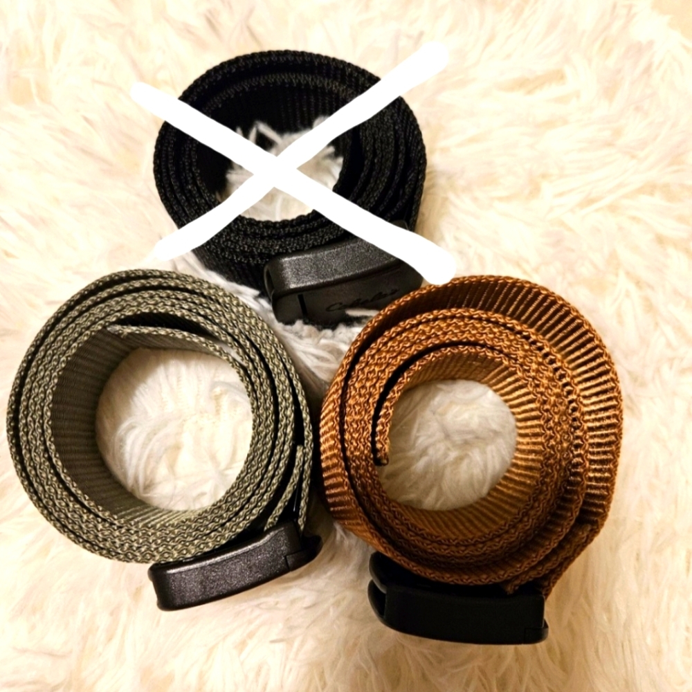 Cabela's Belts in Brown and Green